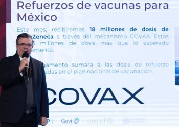 México recibirá 18 millones de vacunas de mecanismo COVAX este mes: Ebrard