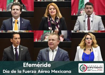 Diputadas y diputados emiten comentarios con motivo del Día de la Fuerza Aérea Mexicana