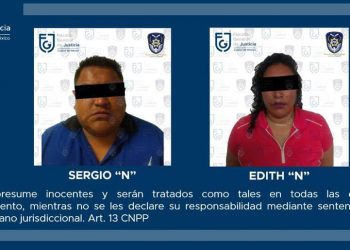 Detienen a pareja de extorsionadores de comerciantes en la alcaldía Álvaro Obregón 