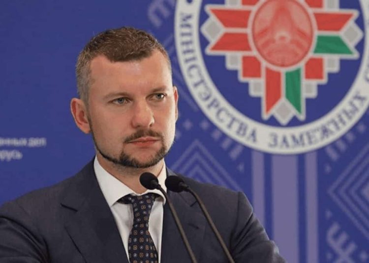 Portavoz del Ministerio bielorruso de Exteriores, Anatoly Glaz | FOTO INTERNET