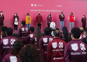 Felicita Sheinbaum a promotores deportivos de Ponte Pila por su apoyo durante la pandemia de COVID-19