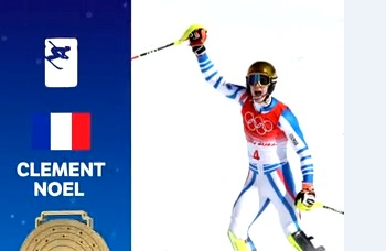 Clement Noel nuevo campeón olímpico de eslalon
