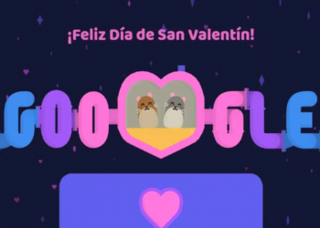 Google celebra el “Día de San Valentín” con doodle interactivo