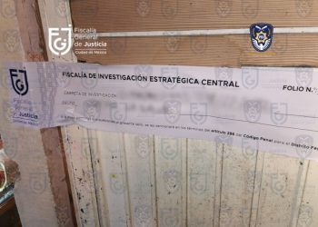 Aseguran posibles narcóticos durante cateo en alcaldía Tlalpan