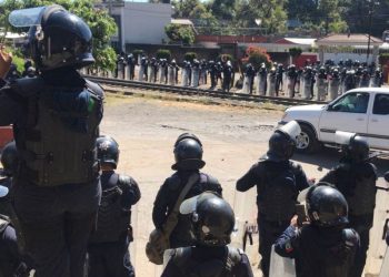 Guardia Nacional resguarda vías férreas ante amago de bloqueo por parte de la CNTE