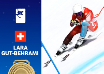 Suiza Lara Gut, nueva campeona olímpica de supergigante