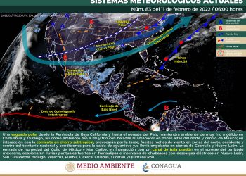 Se prevén fuertes rachas de viento en el norte, occidente y centro del país