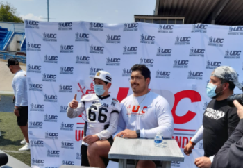 Isaac Alarcón y Alfredo Gutiérrez, en el Mexicamp 2022