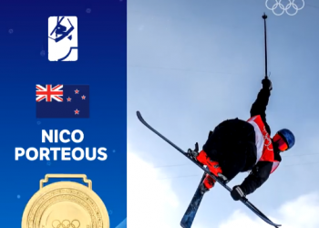 El neozelandés Nico Porteous, oro olímpico en halfpipe freeski