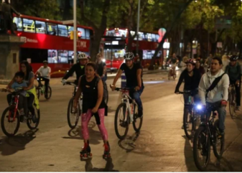 Vuelve el paseo ciclista nocturno a la CDMX