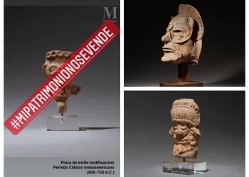 Critica López Obrador a Francia por permitir subastas de patrimonio mexicano