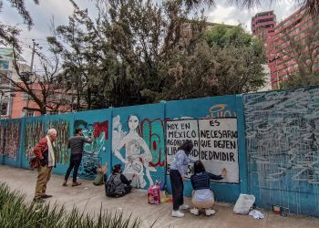 Realizan mural para pedir justicia por periodistas asesinados
