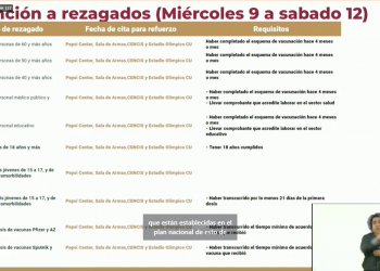 Rezagados podrán vacunarse del 9 al 12 de febrero, checa las sedes