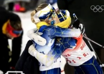 Suecia se cuelga el oro en el relevo femenino 4×6 km de biatlón
