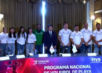 Con apoyo de la CONADE, presentan programa nacional de voleibol de playa