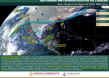 SMN prevé lluvias en Yucatán provocado por el frente frío 31