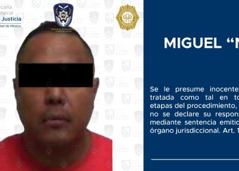 La FGJCDMX detuvo a Miguel “N” presunto homicida de la modelo y periodista, Michell Simón
