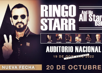 ¡Debido a la gran demanda, Ringo Starr & His all-Starr Band, anuncian un segundo concierto en el Auditorio Nacional!￼