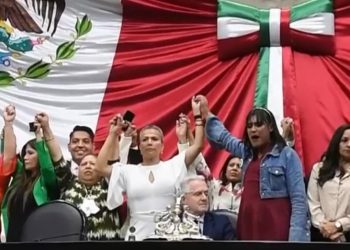 Gabriel Quadri desata confrontación en tribuna por llamar “señor” a una mujer trans