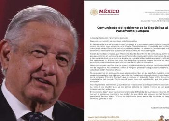 No es la primera vez que el Parlamento Europeo se pronuncia condenando injusticias en México: Ruano