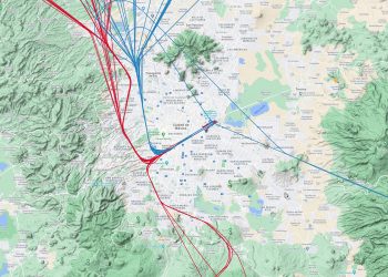 Estamos preocupados por la seguridad porque los aviones tienen que cruzar sierras y un volcán: Gaubeca