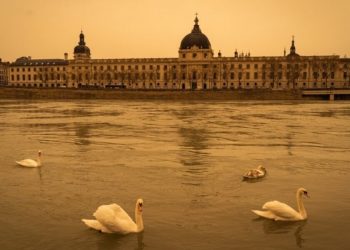 La capa de polvo del Sáhara alcanza Francia