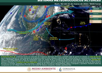 El frente frío 38 provocará lluvias y caída de granizo en Chiapas