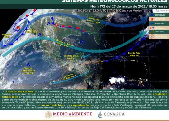 Frente frío provocará caía de agua nieve en zonas serranas