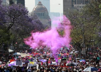Fue una movilización muy amplia pero pacífica, reconoce Martí Batres