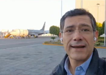 VIDEO: Mario González a punto de salir con rumbo a Rumania