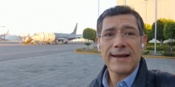VIDEO: Mario González a punto de salir con rumbo a Rumania