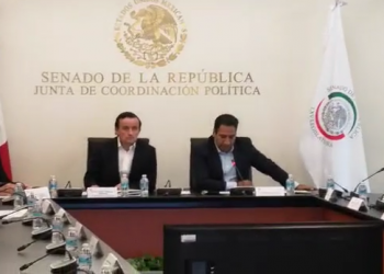 Se reúne Mikel Arriola con la Jucopo en el Senado para hablar de la violencia en el estadio La Corregidora