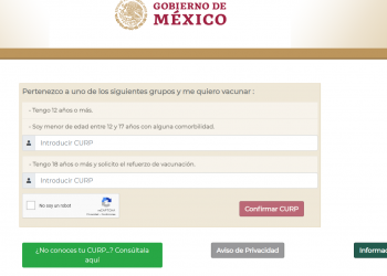 SSa habilita el registro para menores de 12 años en adelante para recibir vacuna contra COVID-19