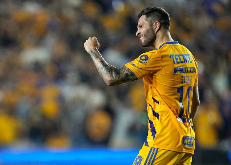 during the game Tigres UANL vs Toluca, corresponding to day 14 of the Torneo Clausura Grita Mexico C22 of Liga BBVA MX, at Universitario Stadium, on April 16, 2022.

<br><br>

durante el partido Tigres UANL vs Toluca, correspondiente a la jornada 14 del Torneo Clausura Grita Mexico C22 de la Liga BBVA MX, en el Estadio Universitario, el 16 de Abril de 2022.
