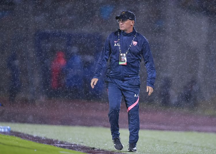 Andres Lillini Pumas head coach during the game Pumas UNAM (MEX) vs Seattle Sounders (USA), corresponding to the first leg of the 2022 Scotiabank Concacaf Champions League final, at Olimpico Universitario, on April 27, 2022.

Andres Lillini Director Tecnico de Pumas durante el partido Pumas UNAM (MEX) vs Seattle Sounders (USA), correspondiente al partido de ida de la final de la Liga de Campeones Concacaf Scotiabank 2022, en el Olimpico Universitario, el 27 de abril de 2022.