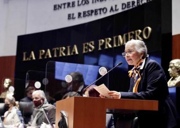 Sánchez Cordero condena crímenes de guerra del ejército ruso en Bucha
