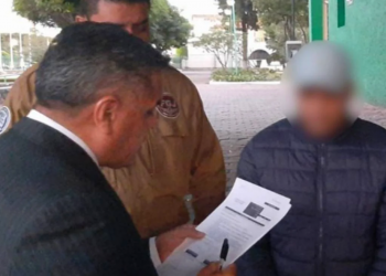 Mauricio “N”, presunto asesino de Hugo ingresa al penal de Barrientos en Tlalnepantla