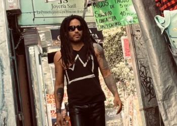 Lenny Kravitz se pasea por calles de la CDMX, aquí los memes