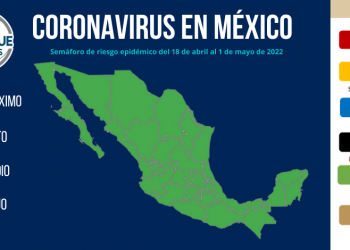 La Secretaría de Salud reporta 1,075 nuevos casos y 29 decesos por COVID-19