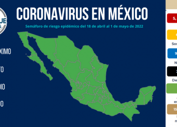 Todo el territorio mexicano se mantiene en semáforo verde
