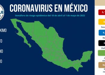Por segunda ocasión, México reporta 5 decesos por COVID 19 en la que va el 2022