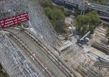 La montaña rusa de Chapultepec dice adiós tras 55 años