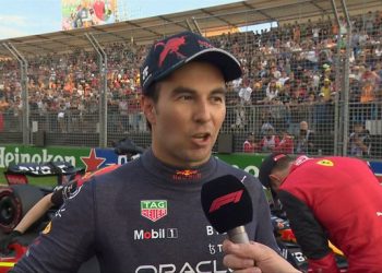 El tercero es un buen puesto para mañana: Checo Pérez