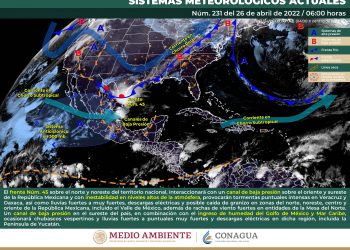 Para este martes, se pronostican tormentas puntuales intensas en Veracruz y Oaxaca