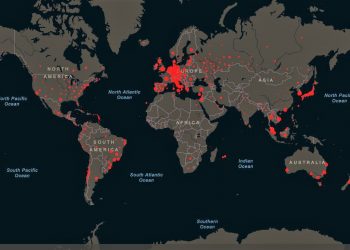 Casos confirmados de COVID 19 disminuyen 16 por ciento a nivel mundial