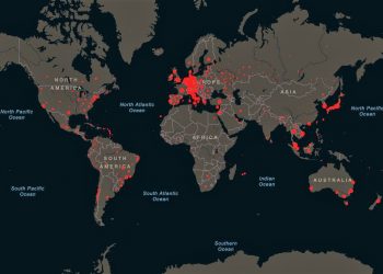 Continúan bajando los casos y muertes por COVID 19 en el mundo
