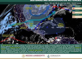 El frente frío 41 mantendrá las condiciones de lluvias fuertes en el sur del país