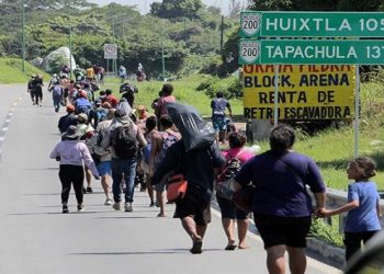 Sale una nueva caravana migrante de Tapachula