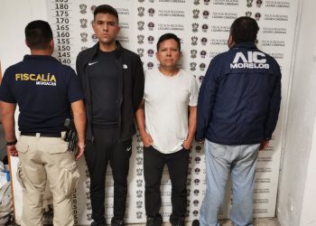 Detienen a padre e hijo por femenicidio de Kimberly