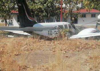 Geraldine Ponce, alcaldesa de Tepic sufre accidente aéreo